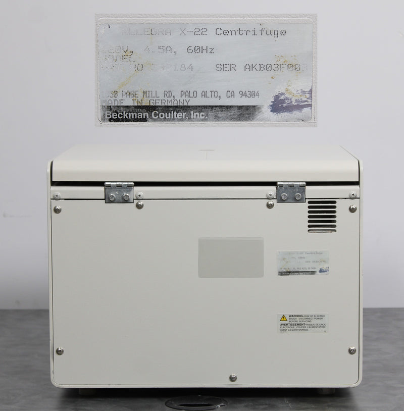 贝克曼库特Alegra X-22计算机离心机/SX4250