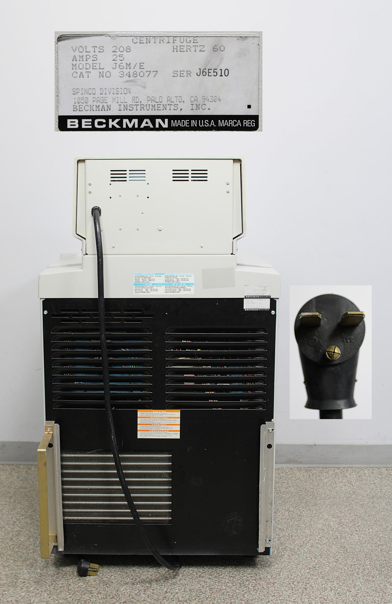 贝克曼J6M/E高容量冷冻地板离心机348077