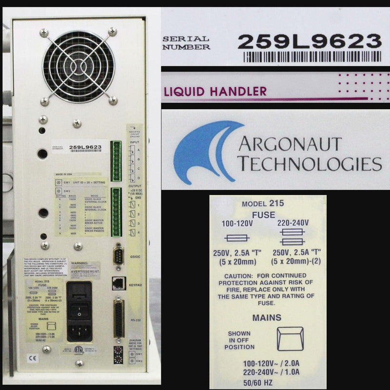 Argoaut三叉戟215自动化液处理器