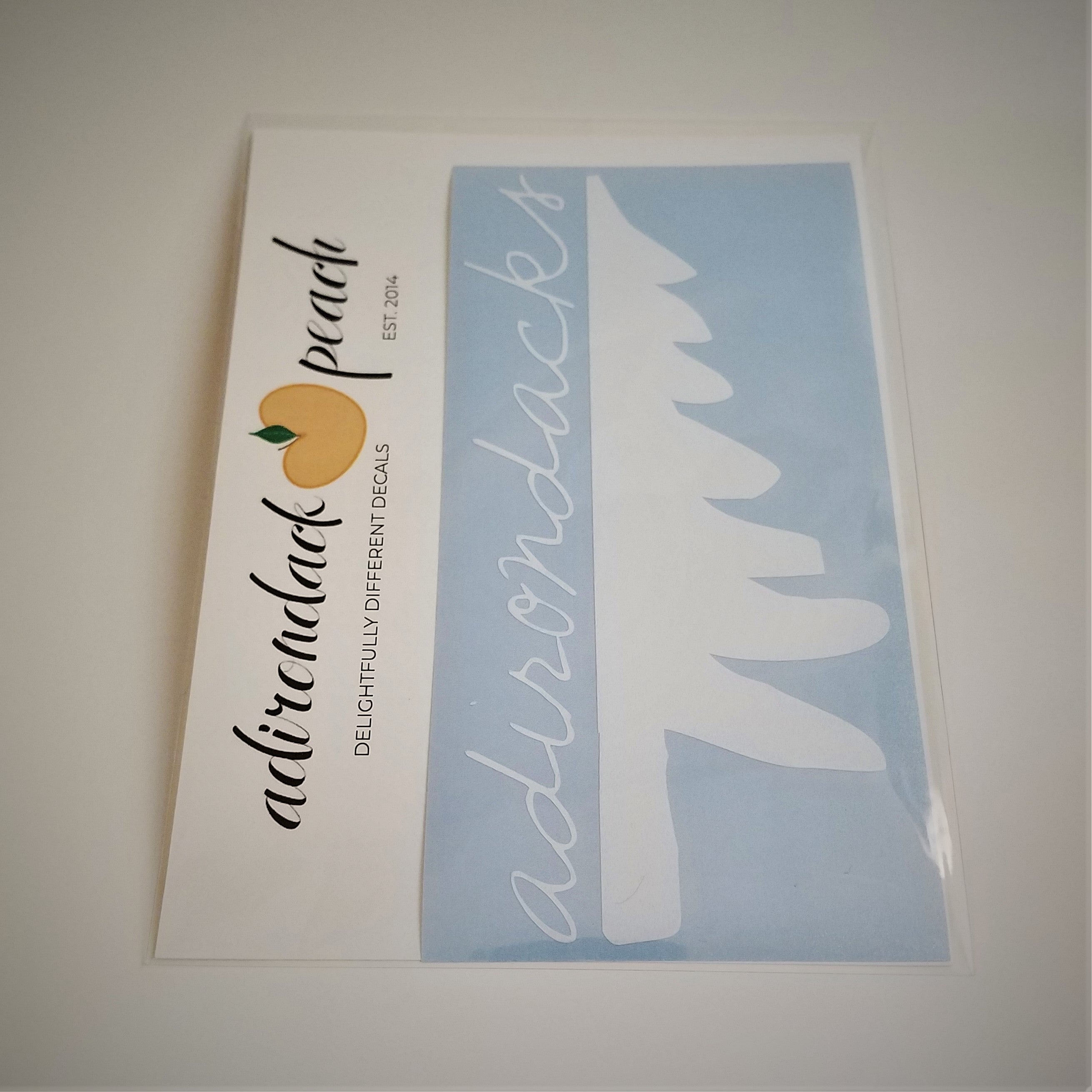 Adirondack Peach Adirondacks Pine Decals