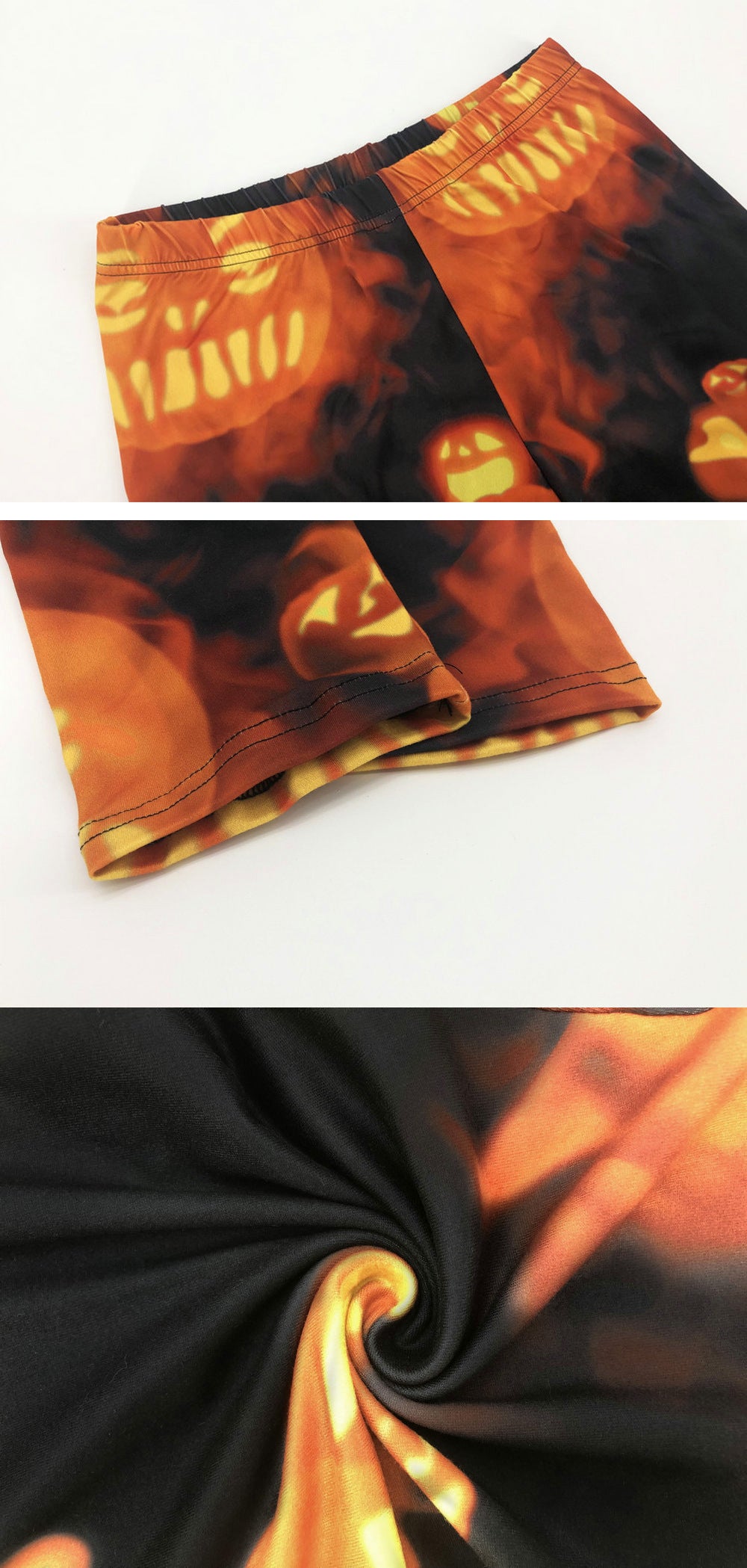HALLEWEEN PRINT FIRE LEGGING