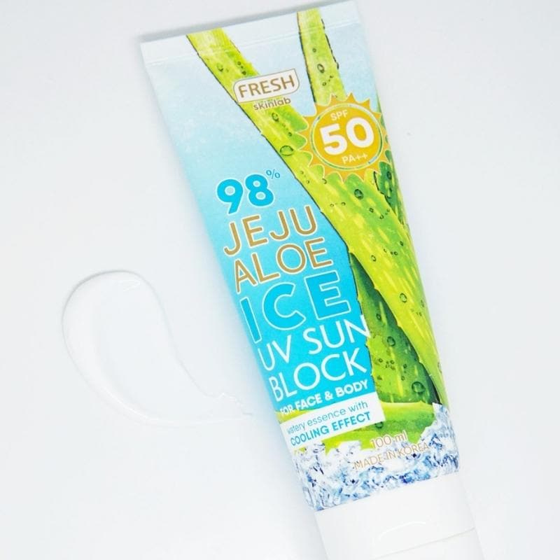 Jeju Aloe Ice UV Sun Block for Face and Body