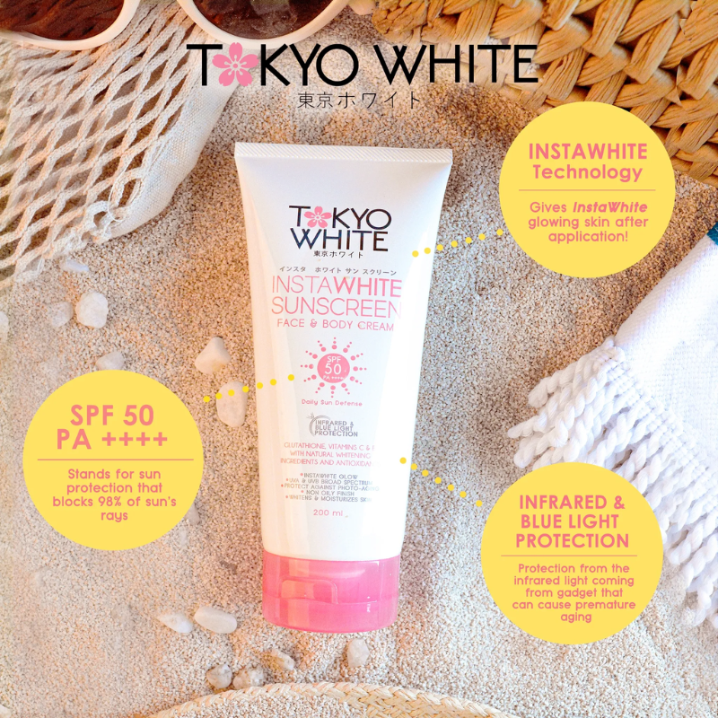 Instawhite Sunscreen Face & Body Cream 200 ml