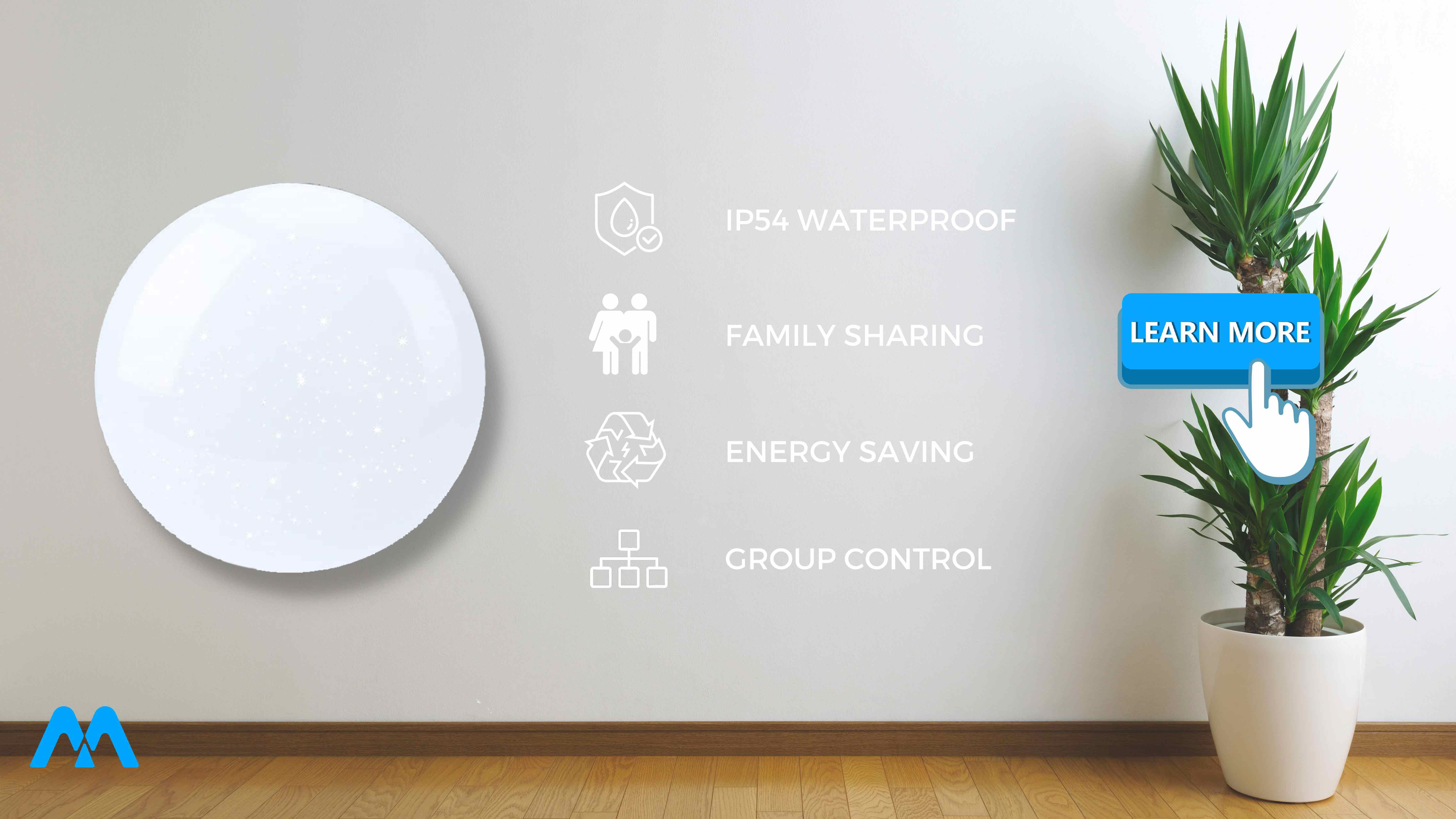 Smart Starry Ceiling Light's Features