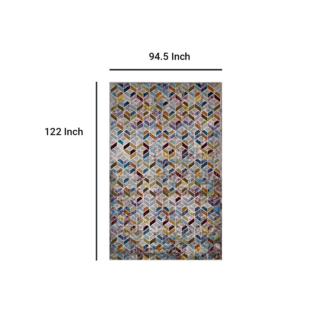 Laleh Geometric Mosaic Area Rug