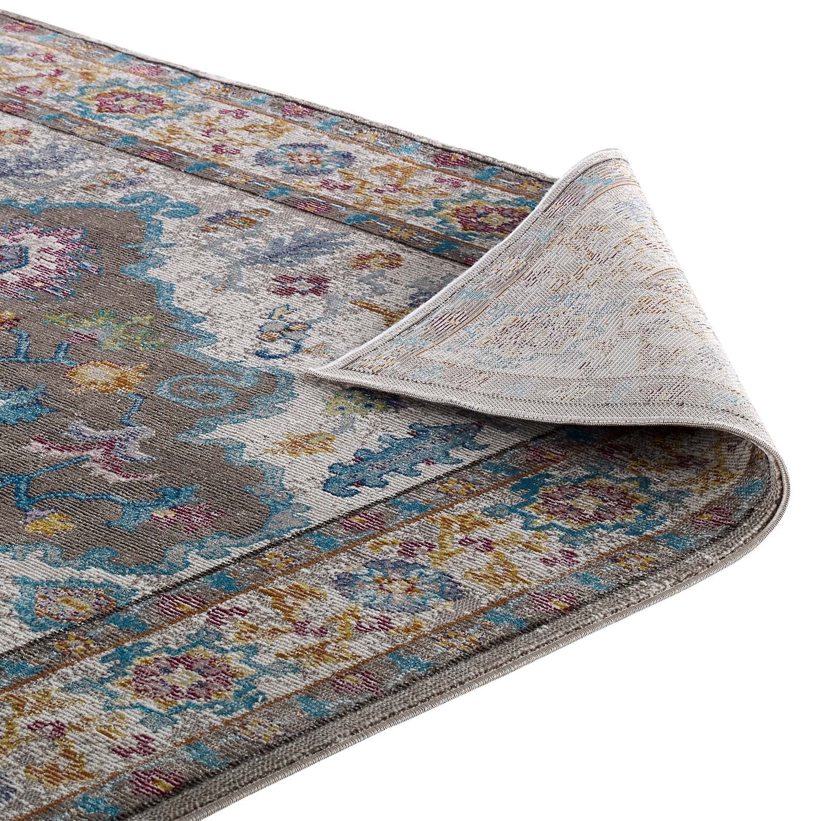 Success Anisah Distressed Floral Persian Medallion Area Rug