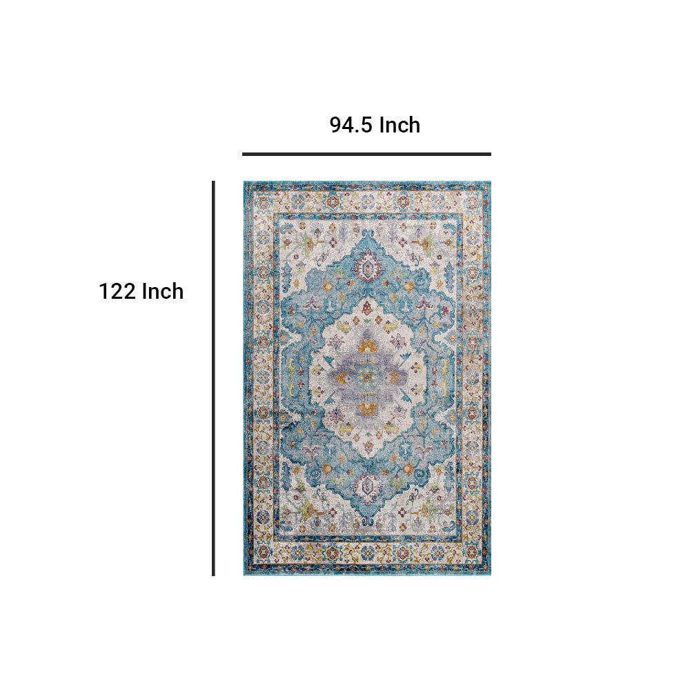 Success Anisah Distressed Floral Persian Medallion Area Rug