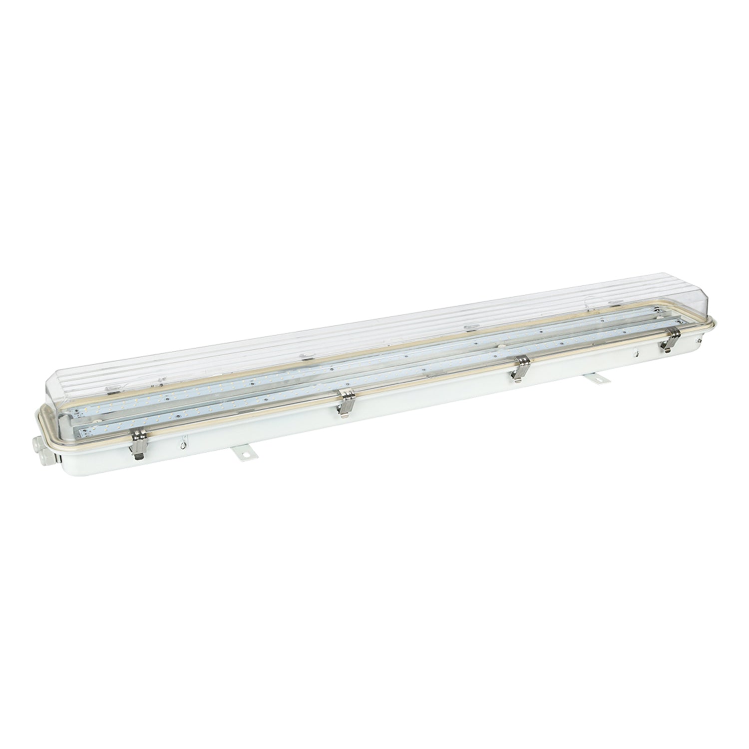 50 Watt 4FT LED Explosion Proof Vapor Proof Light, R Series, Dimmable, 5000K, 7000LM, AC100-277V, IP66, Ideal for Oil & Gas Refineries, Drilling Rigs, Petrochemical Facilities