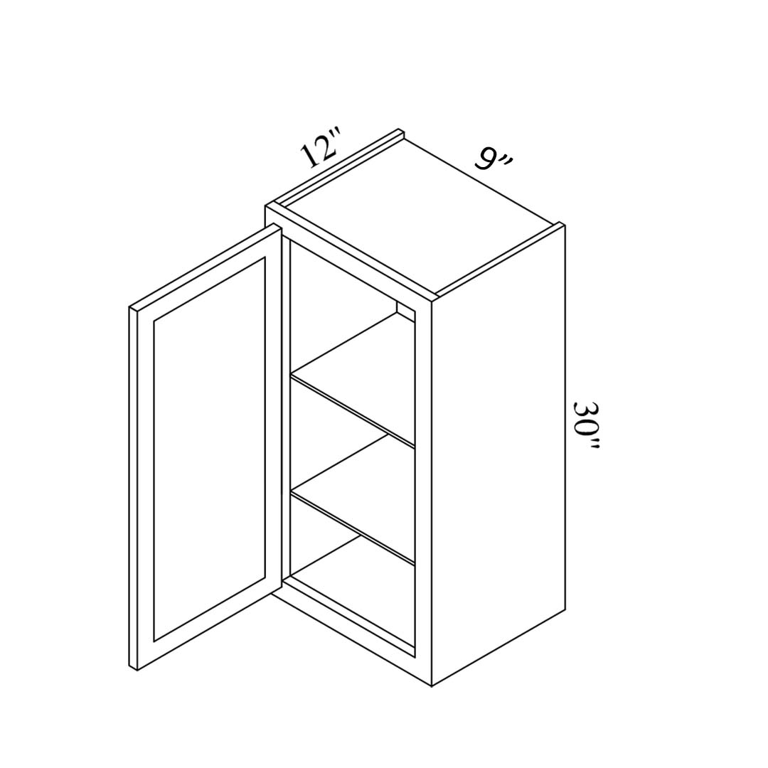 Kitchen Wall Cabinet - Woodland - Single Door Wall Cabinet | 9