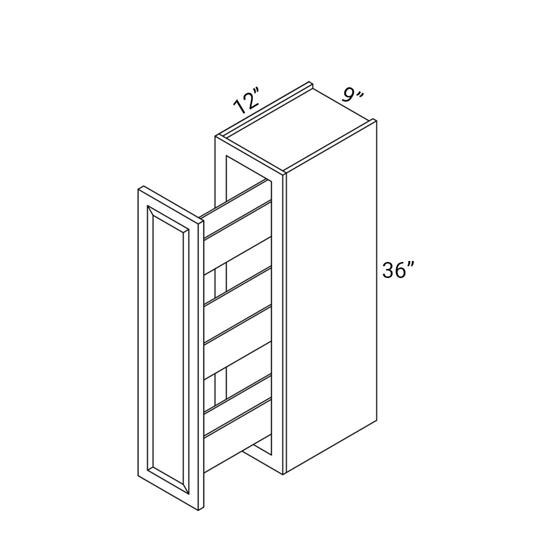 Base Spice Rack Cabinet - 9