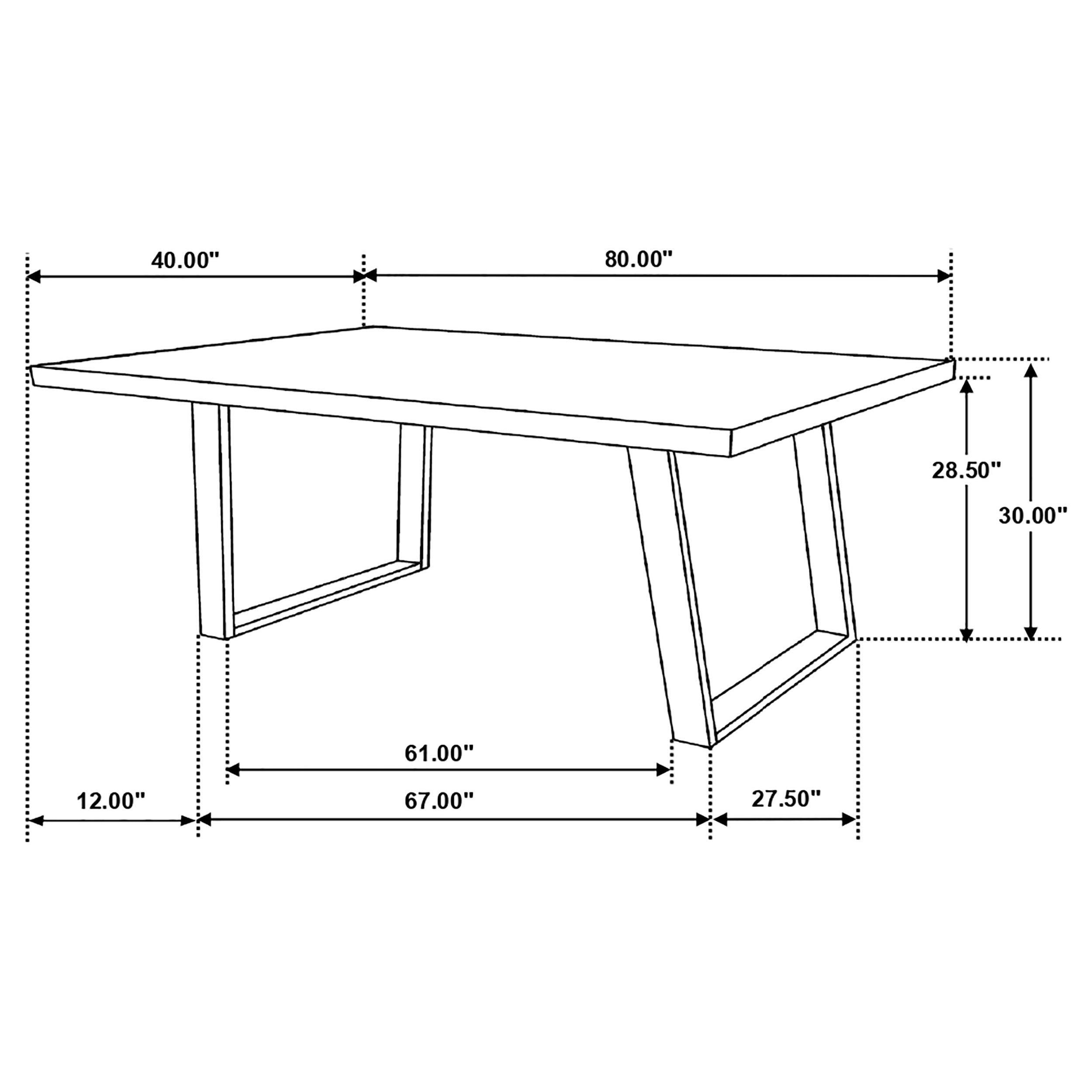 Misty - Rectangular Dining Set