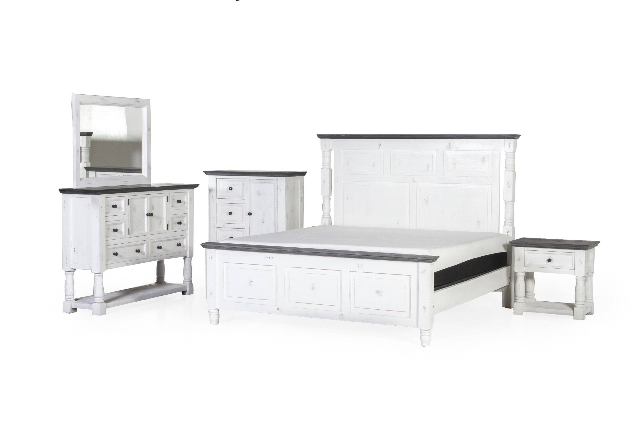 Stone 6 PIECE QUEEN BEDROOM SET