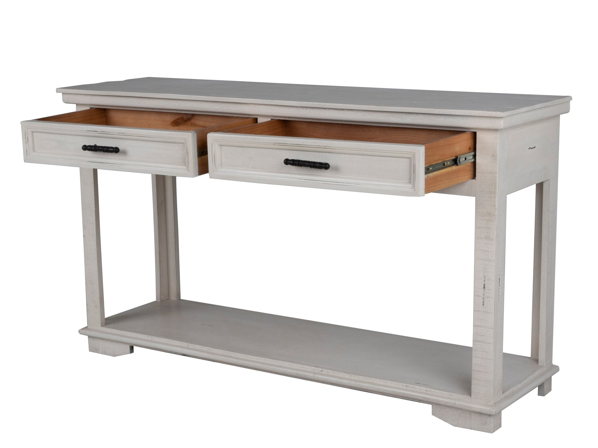 Charles-Nero White CONSOLE TABLE / SOFA TABLE