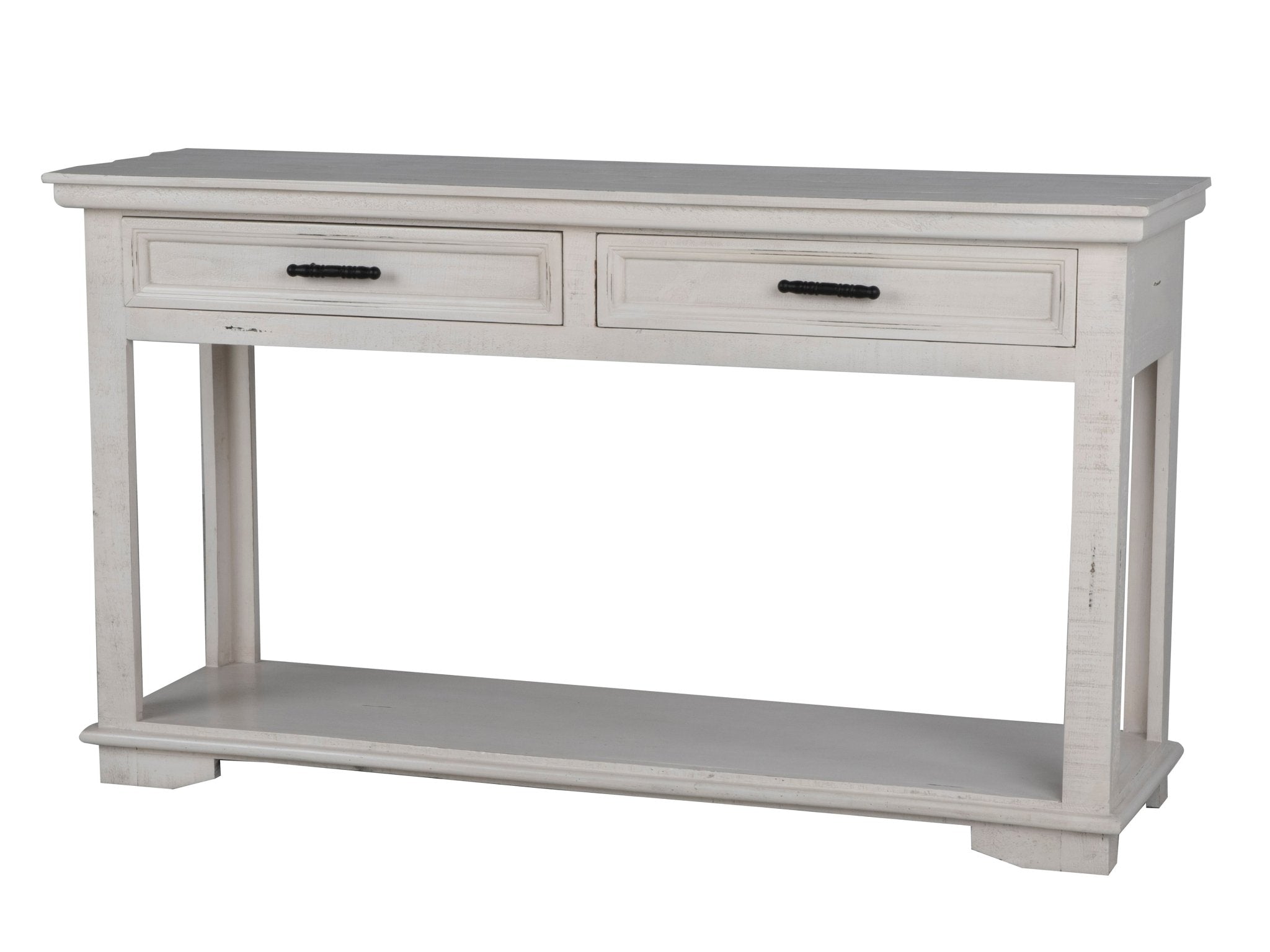 Charles-Nero White CONSOLE TABLE / SOFA TABLE