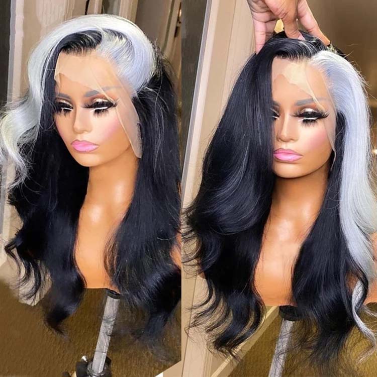 products/kisslove-hair-gray-skunk-strips-human-hair-wigs-13x4-lace-frontal-wigs-1.jpg
