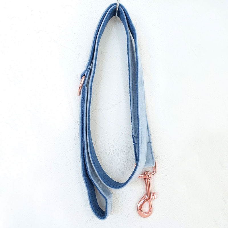 cute velvet dog leash