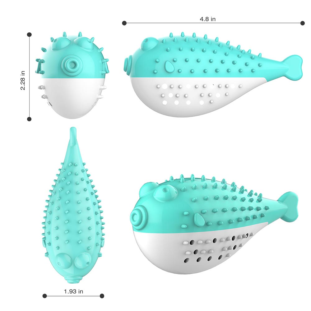 Juguetes masticables para perros PETDURO, cepillo de dientes indestructible, paquete de premios resistentes para la dentición
