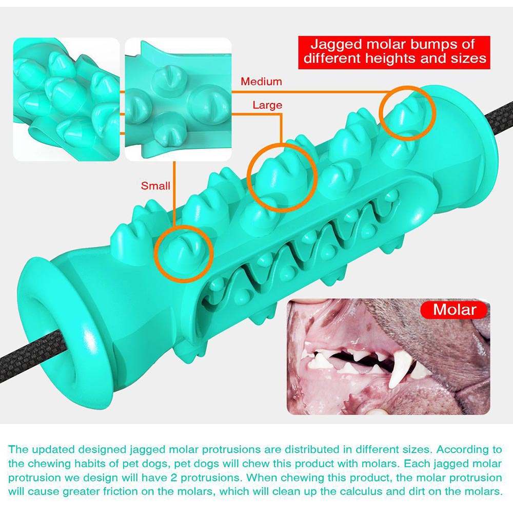 PETDURO-Dog-Chew-Toy-Indestructible-Toothbrush-Stick-Tough-Teething-Treat-Toys-Bundle