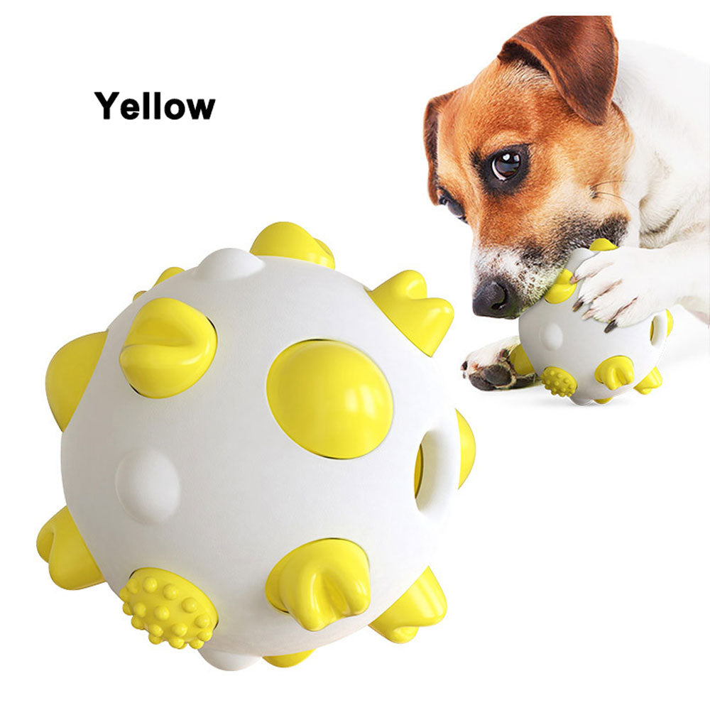 PETDURO Dog Chew Toys Dental Teething Ball for Aggressive Chewers Small Medium Large Breed