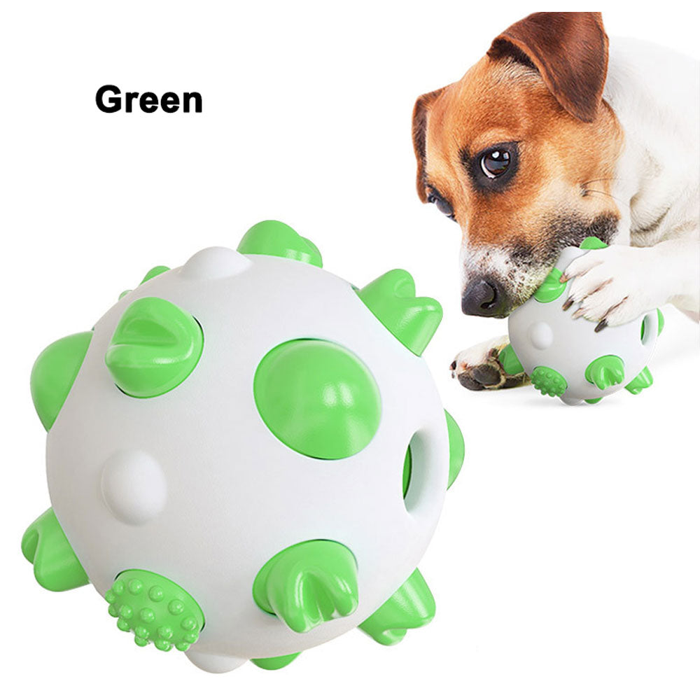PETDURO Dog Chew Toys Dental Teething Ball for Aggressive Chewers Small Medium Large Breed