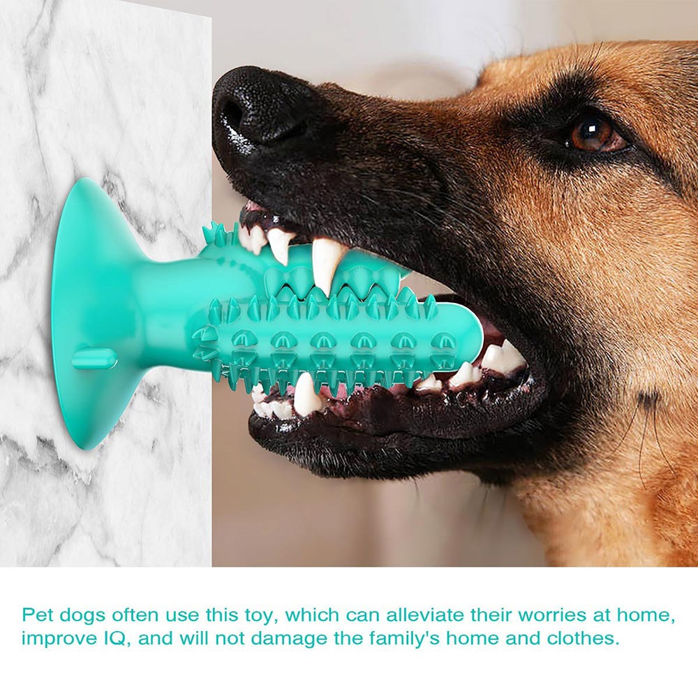 PETDURO Dog Chew Toys Indestructible Tough Dental Teething Toys with Rubble Suction Cup