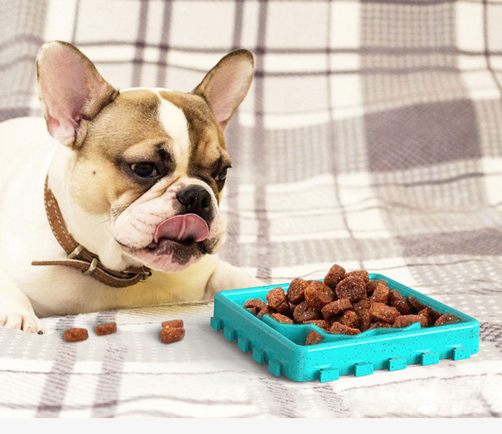 PETDURO - Tapis à lécher pour chien contre l'anxiété - Gamelles à alimentation lente pour chien - Ensemble assemblé