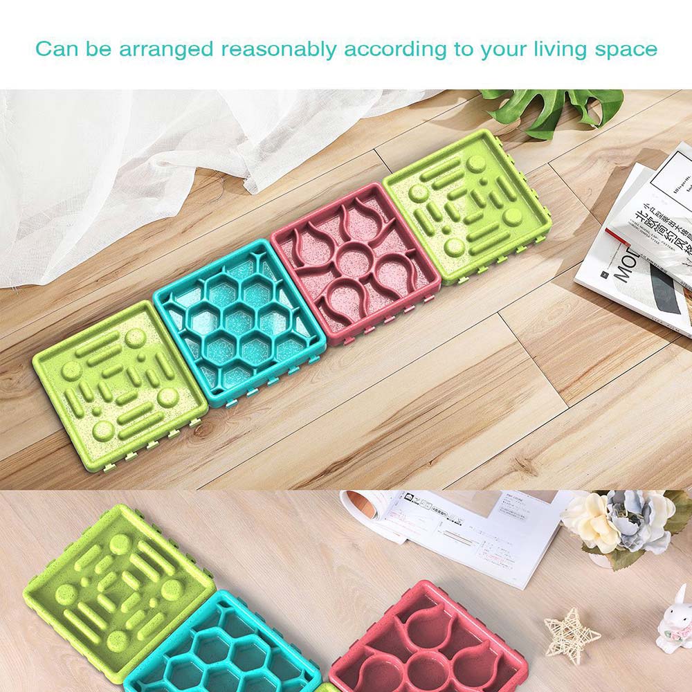 PETDURO - Tapis à lécher pour chien contre l'anxiété - Gamelles à alimentation lente pour chien - Ensemble assemblé