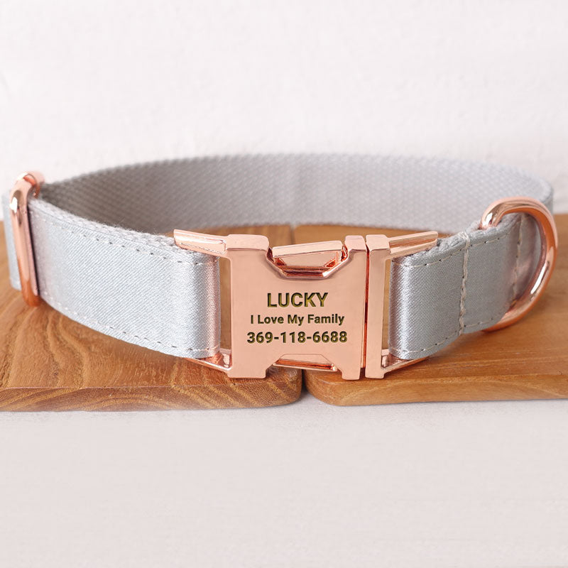 collar de perro personalizado grabado