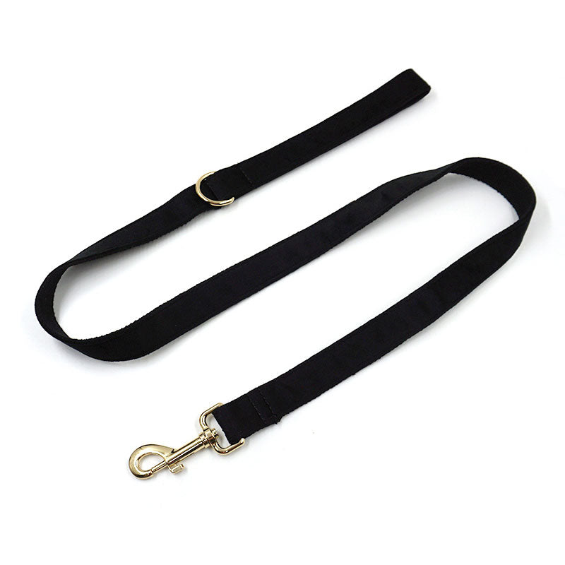 black velvet dog leash