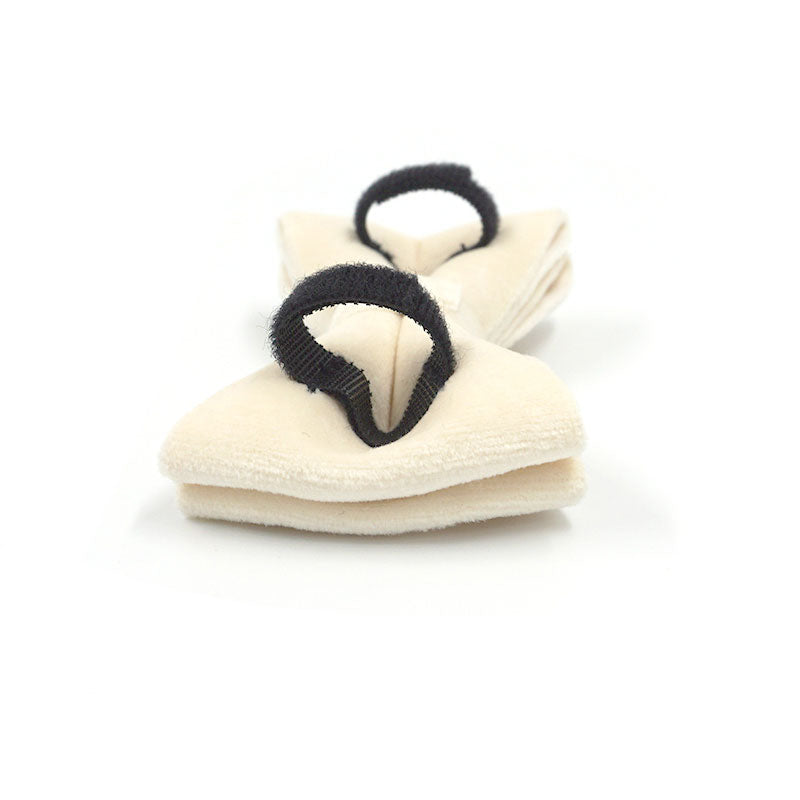 cream velvet dog bow tie