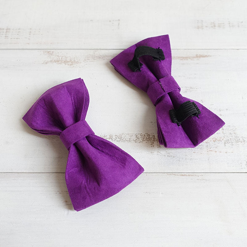 petduro purple dog bow tie