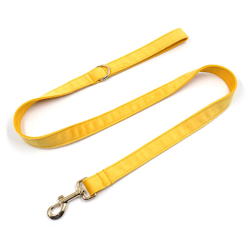 ginger velvet dog leash