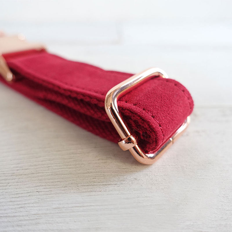 fancy red velvet dog collar
