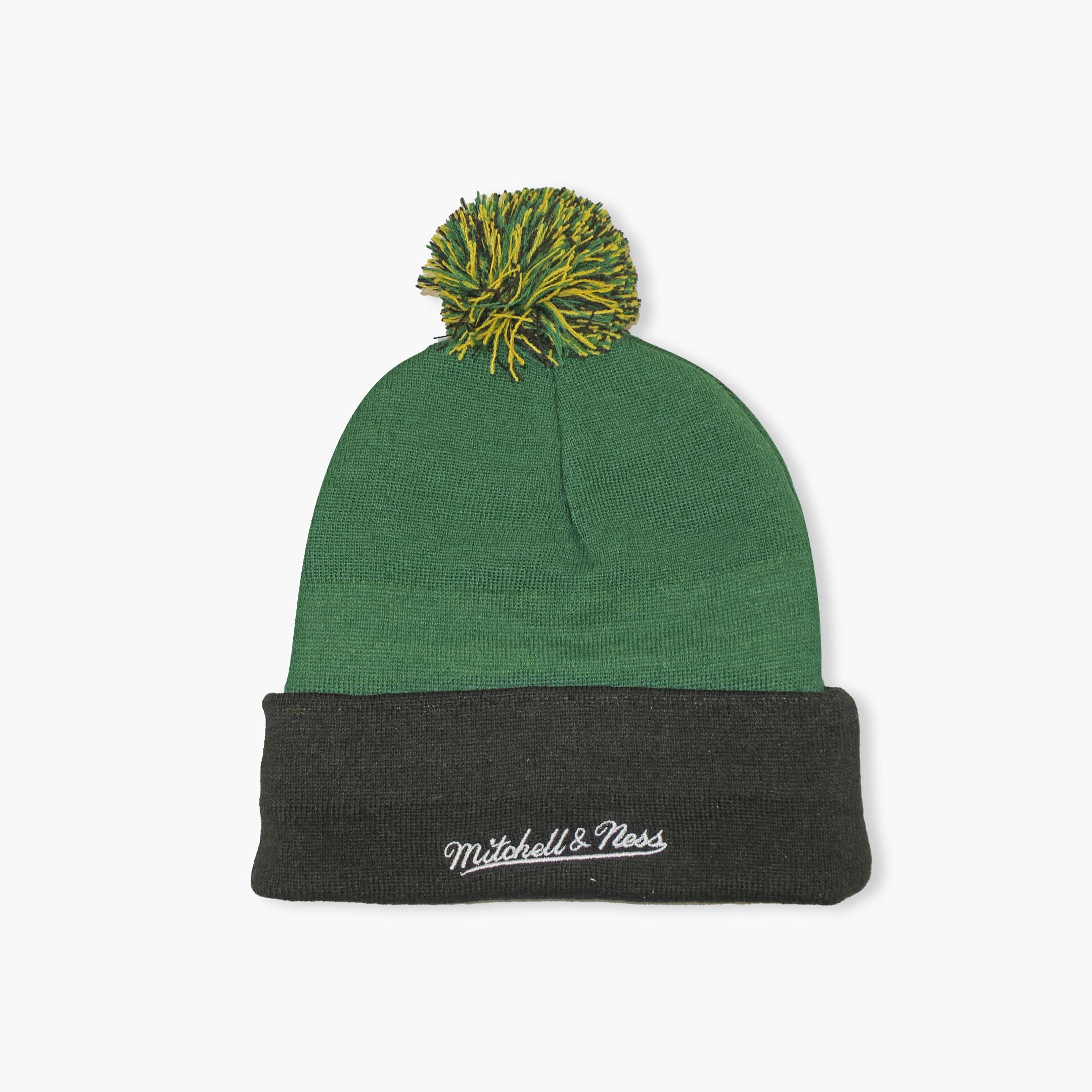 Seattle SuperSonics Double Take Cuff Pom Beanie