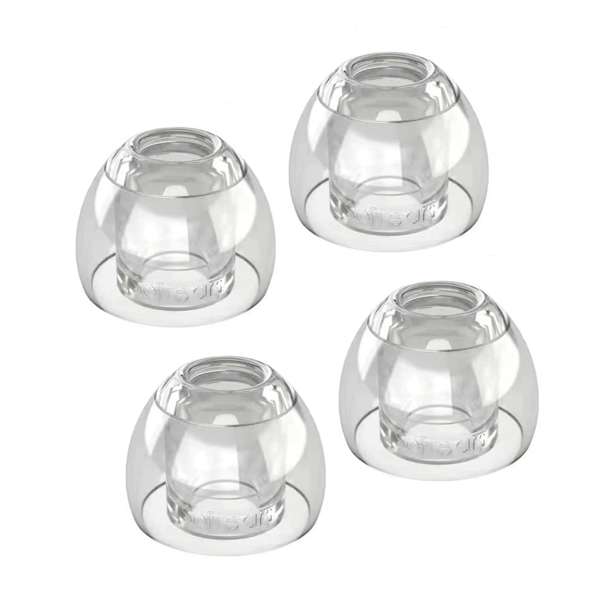 Softears UC Ultra Clear Liquid Silicone Eartips (2 Pairs)