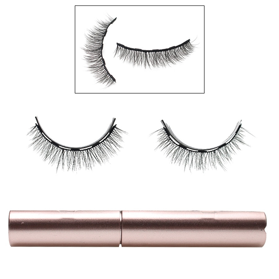 Magnetic Eyelash and Eyeliner Set for Women and Girls - 1 set of Lashes Plus Liner for Casual Wear