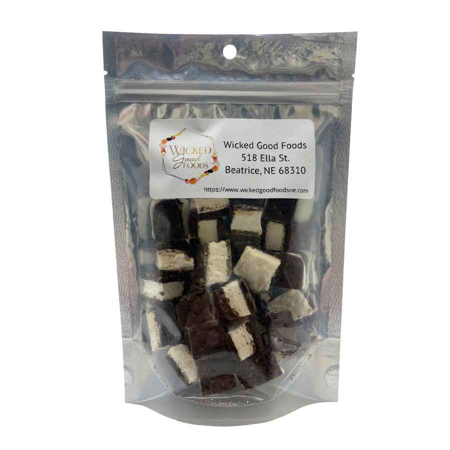 Freeze Dried Ice Cream Sandwich Bites | Sweet Treat | 3 oz. Resealable | Astronaut Food | Melt & Mess-Free | Space Dessert | Crafted With Creamy Vanilla Ice Cream | Sweet, Crunchy Treat | Perfect For Car Rides, Parties, Or Ice Cream Topping