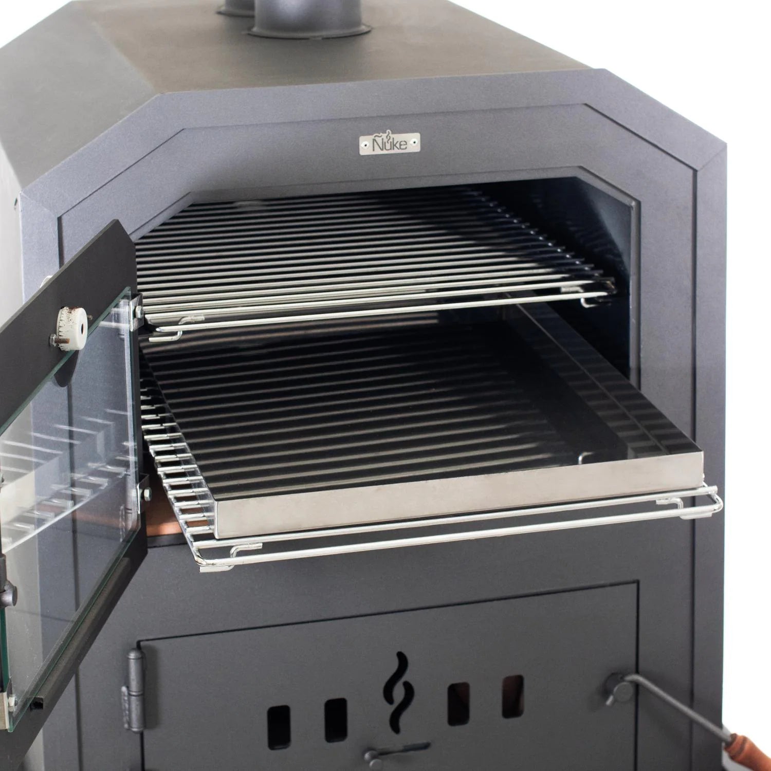 Nuke BBQ 24' Wood Fired Countertop Outdoor Oven -OVEN60CT02