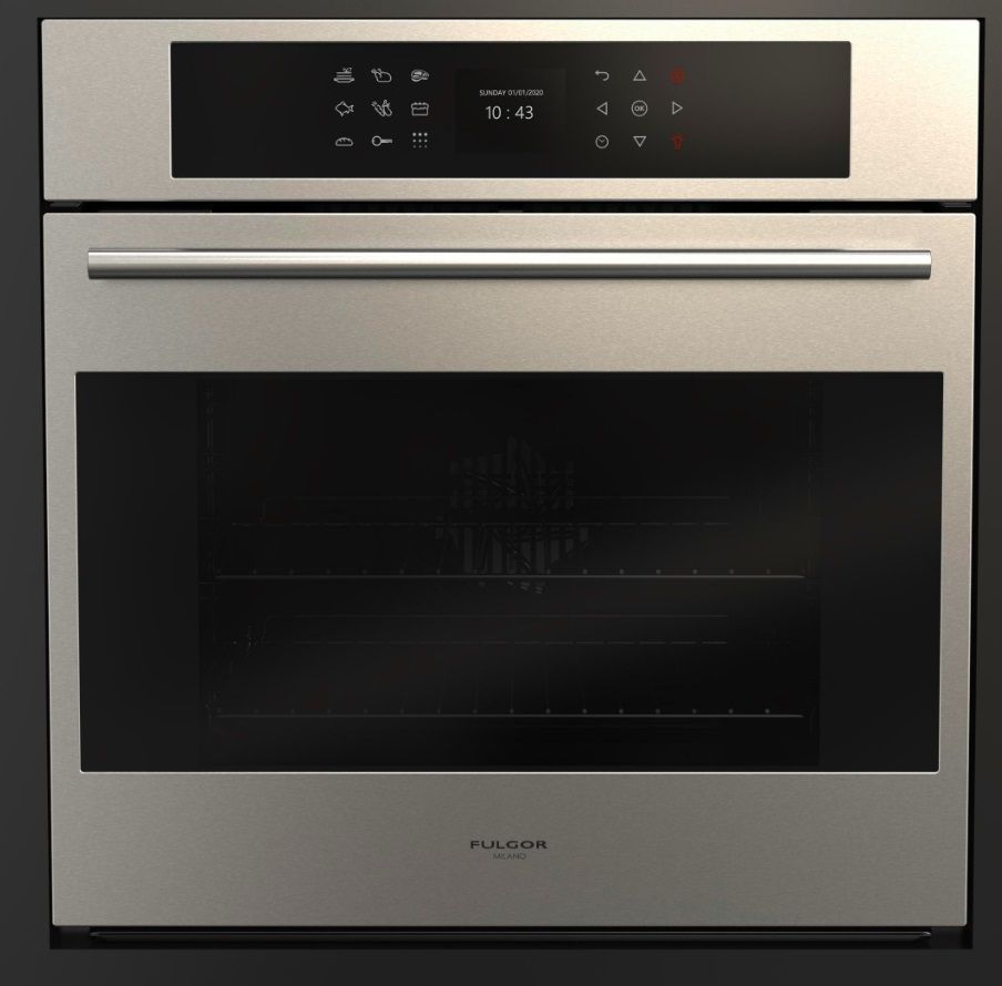 Fulgor 24' Single Wall Oven Stainless Steel With Dual Fan Convection