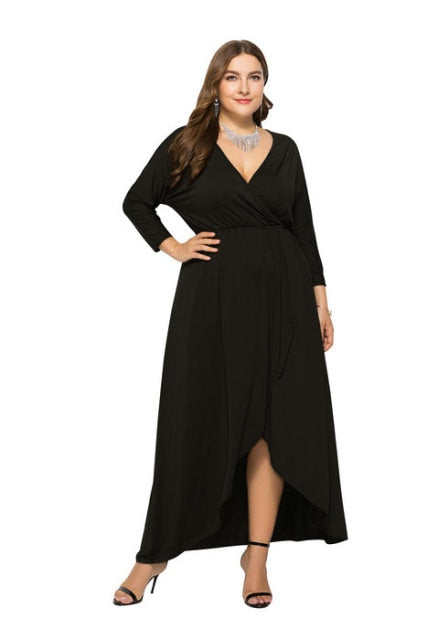 Plus Size Designer Slim Dress