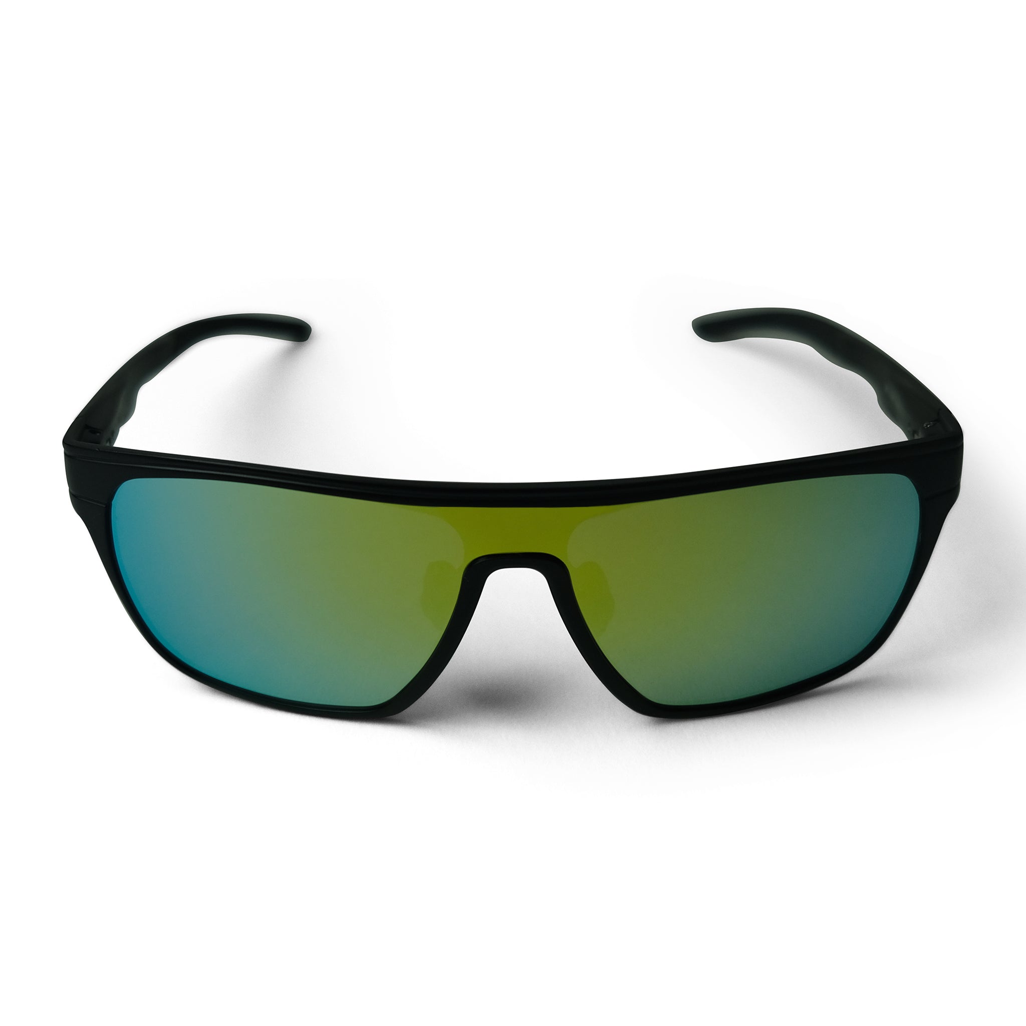 The Shield Running Sunglasses - Yellow Reflective