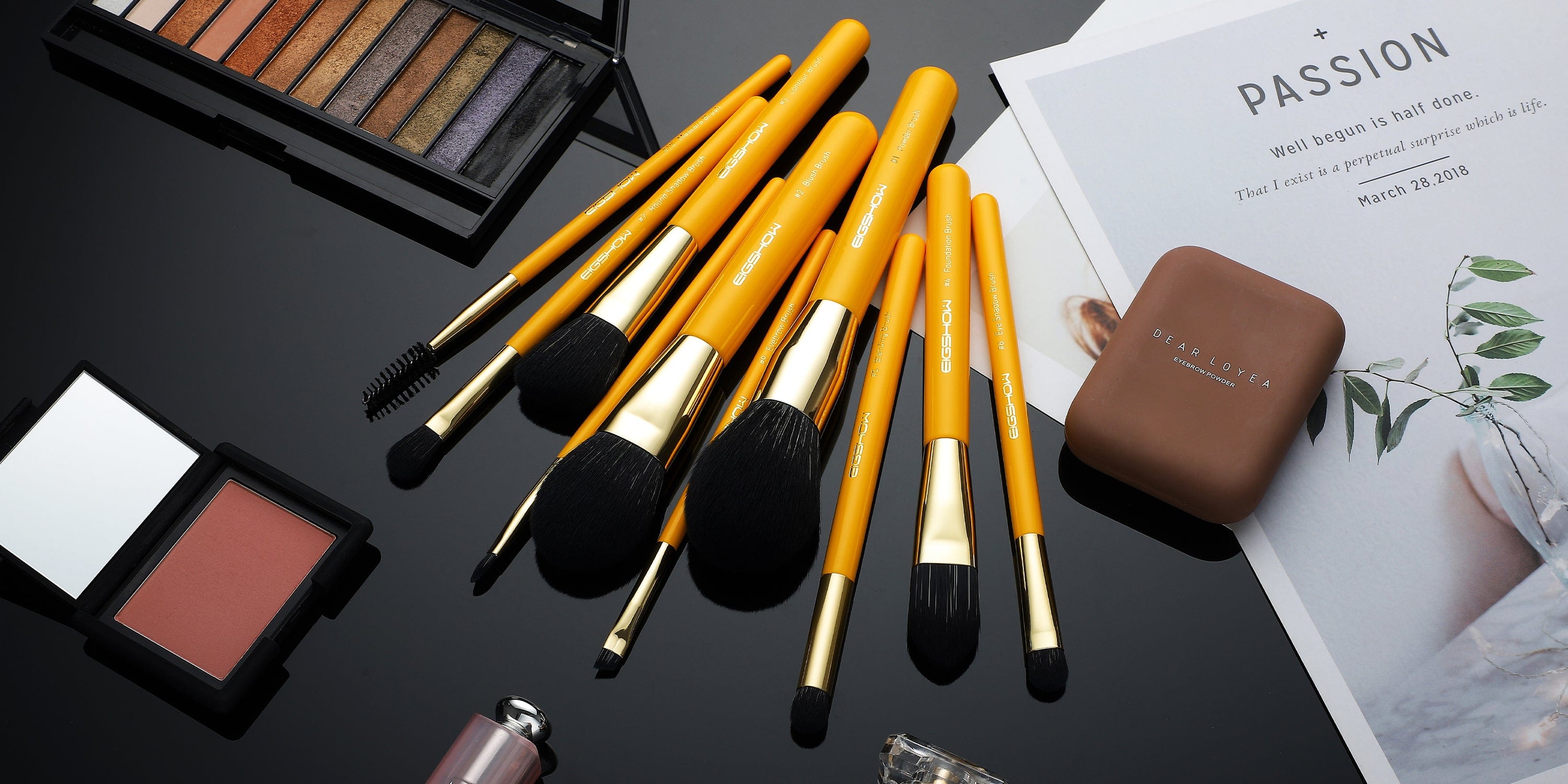 Refand Makeup Brushes 29 Piece Professional Makeup Brush Set Premium Kabuki Foundation Blending Brush Face Powder Blush Concealers Eye Shadows Make U