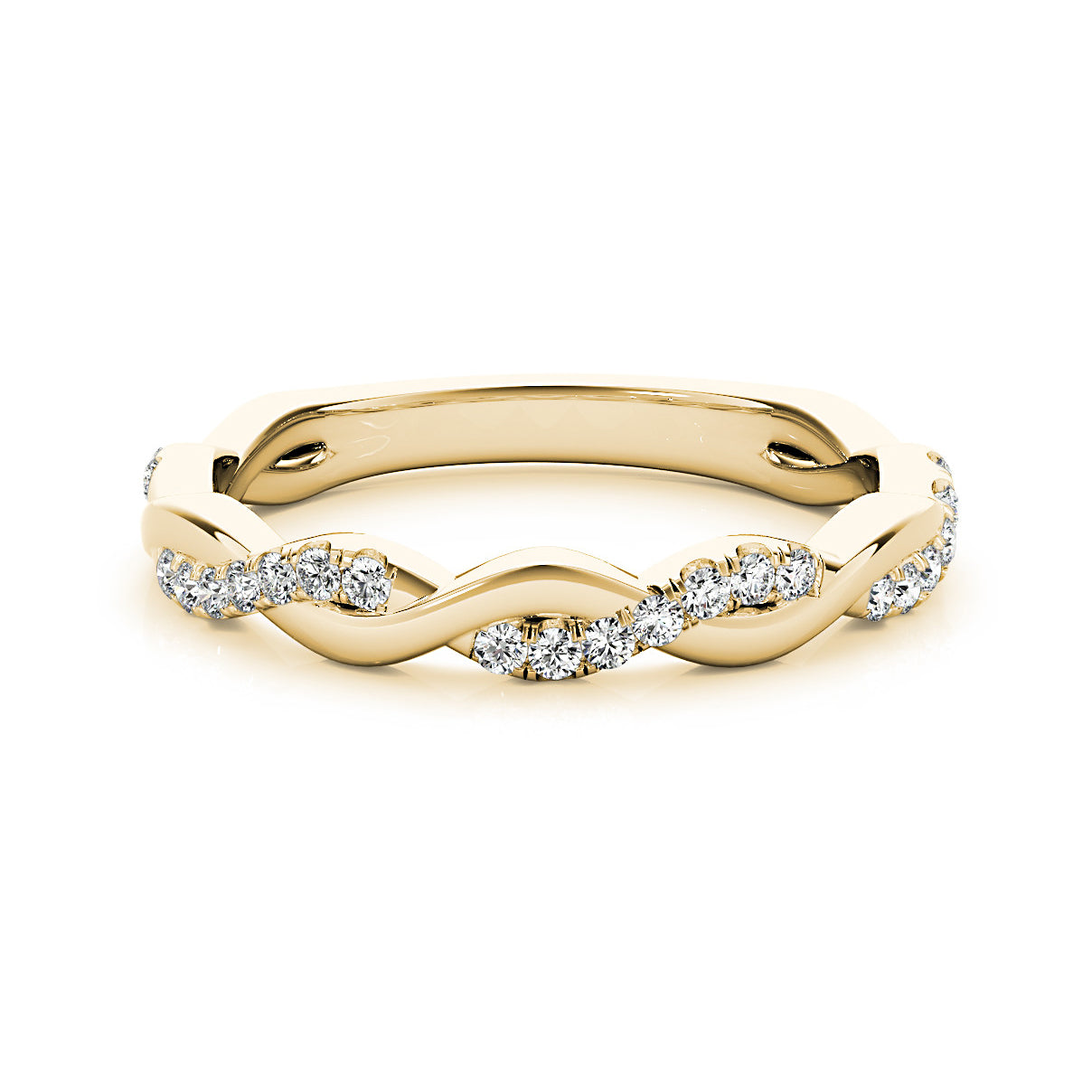 Petite Infinity Round Diamond Ring