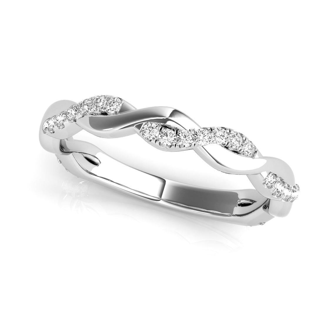 Petite Infinity Round Diamond Ring