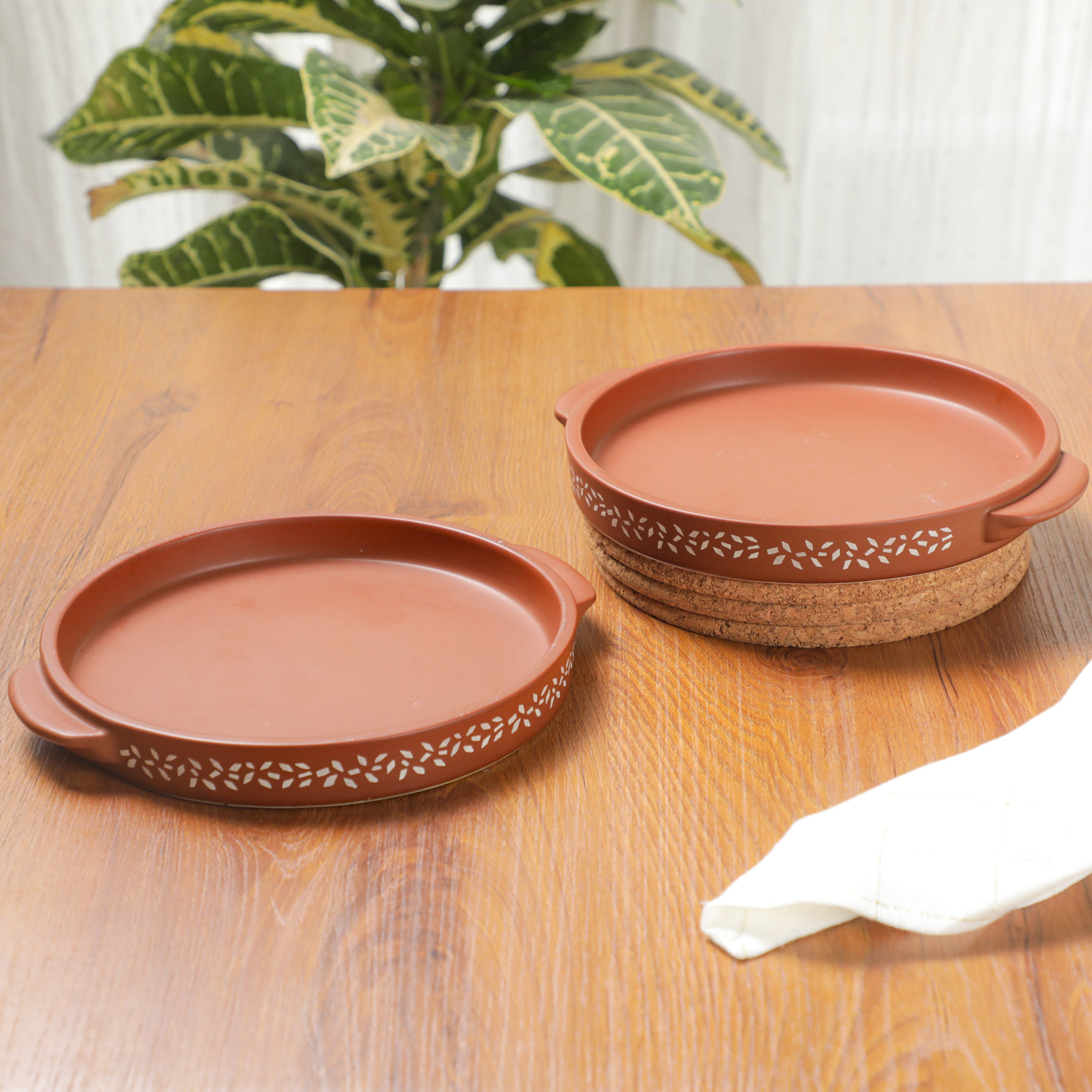 Floral Ceramic Platter /Thali