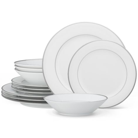 Noritake Spectrum 12-Piece Dinnerware Set, Service for 4