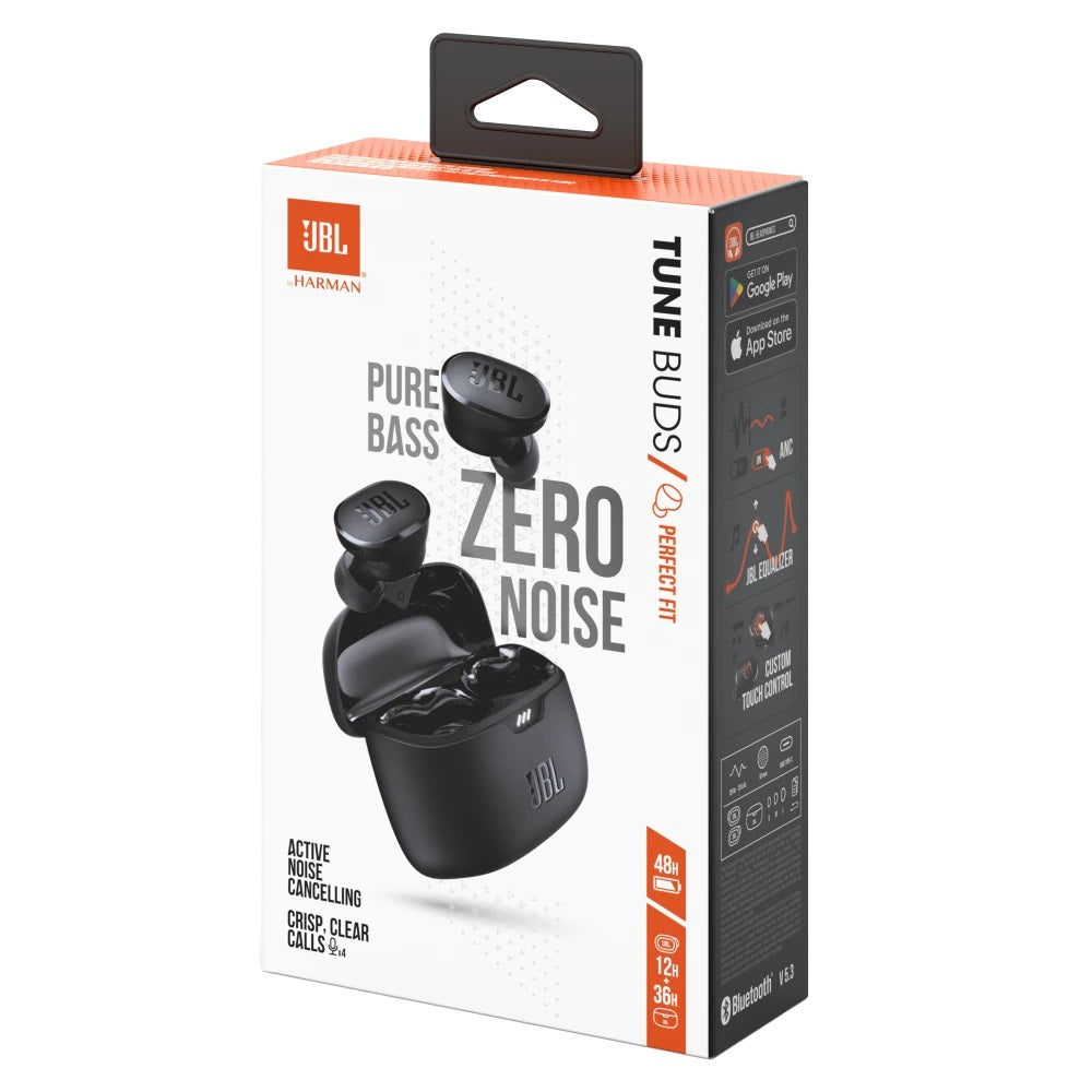 JBL Tune Buds True Wireless In Ear Noise Cancelling Bluetooth Headphones, Black