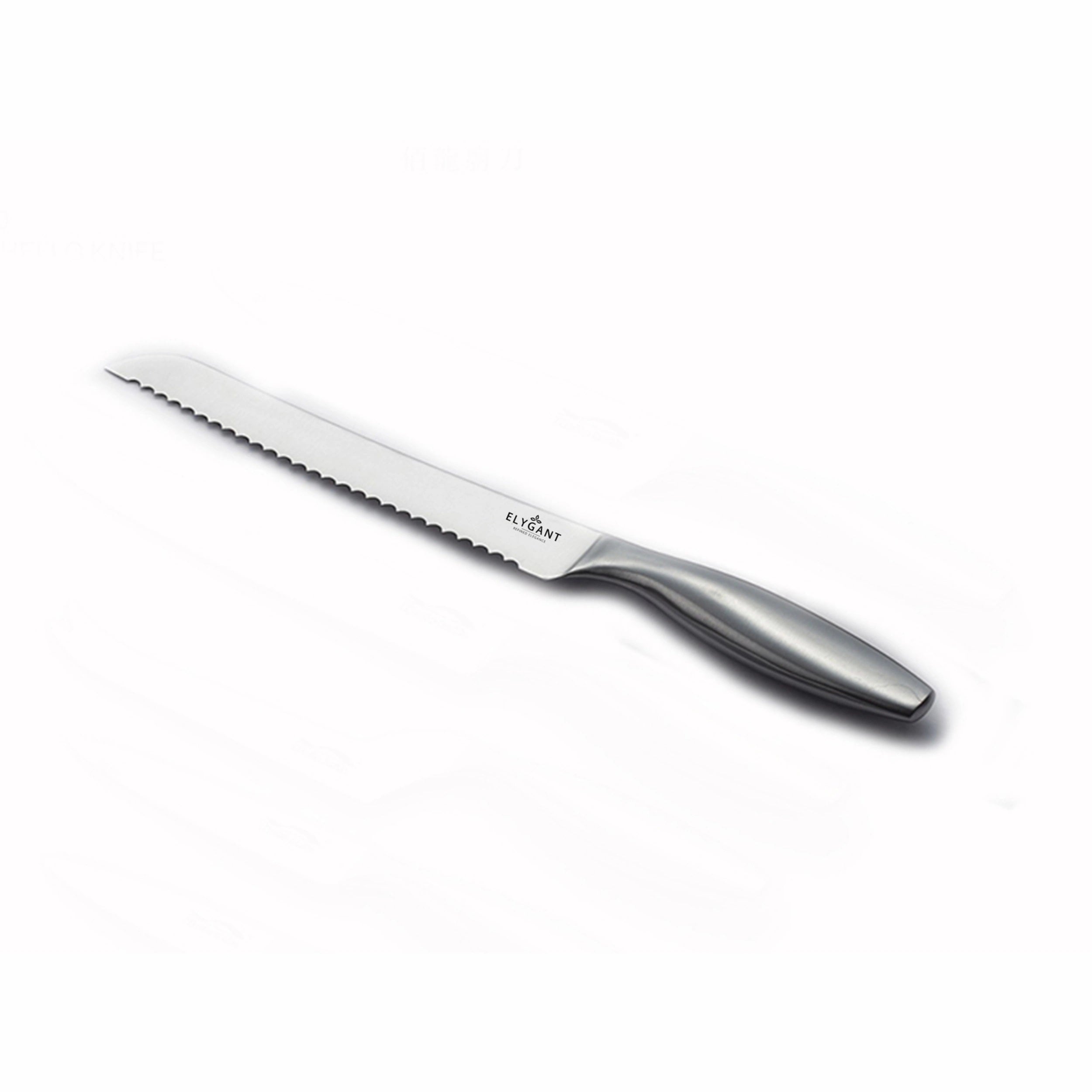 A&M Judaica Stainless Steel Matt Silver Knife 12