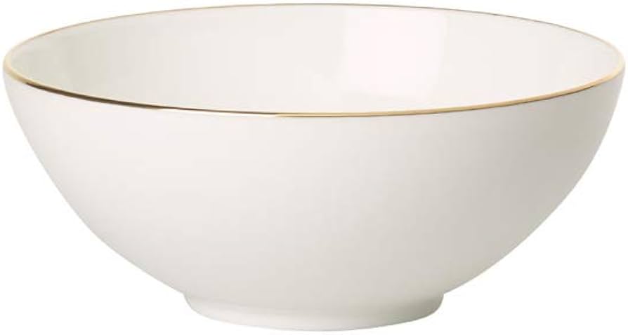 Villeroy & Boch Premium Bone Porcelain Anmut Gold Fruit Dish, 5.25