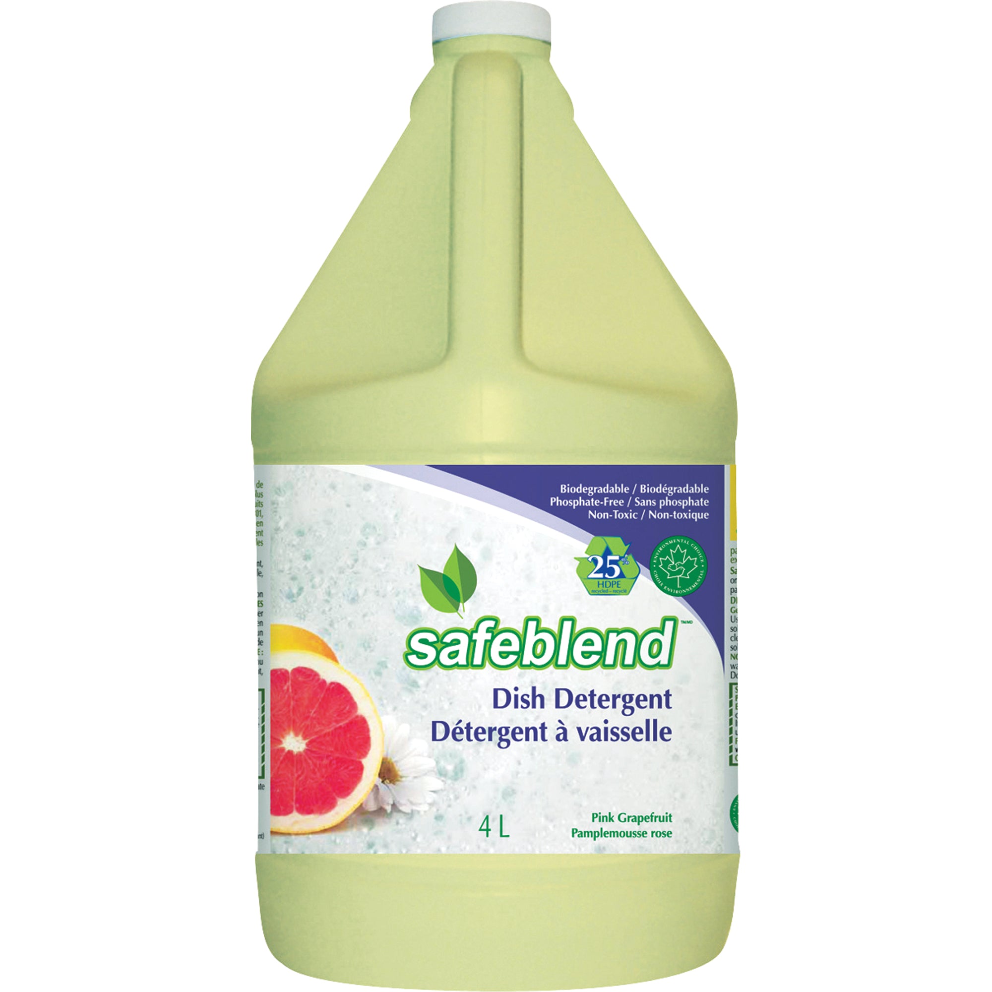 Safeblend Pink Grapefruit Dish Detergemt - 4 X 4 Litre